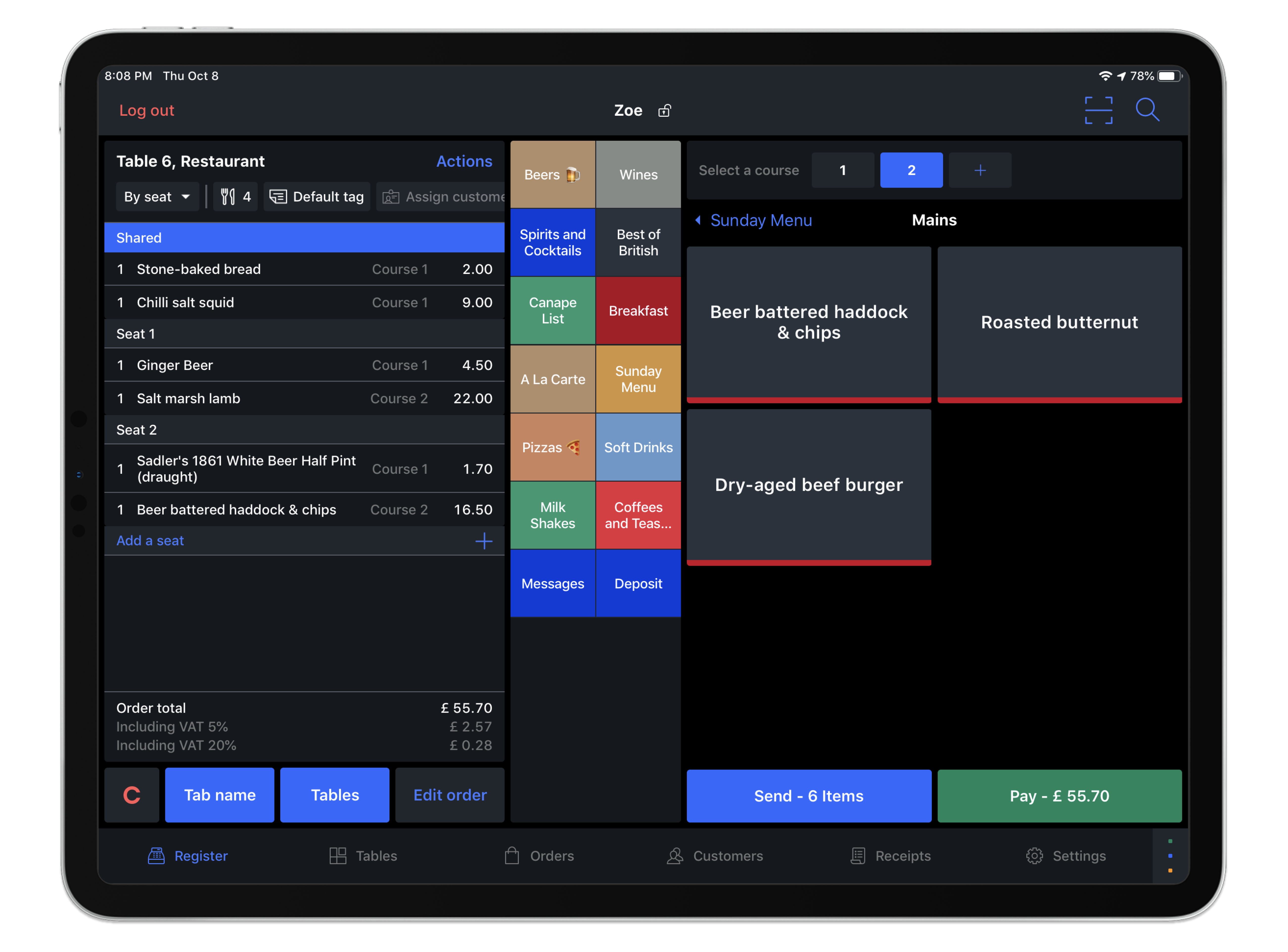 Lightspeed Restaurant Kseries POSsystems